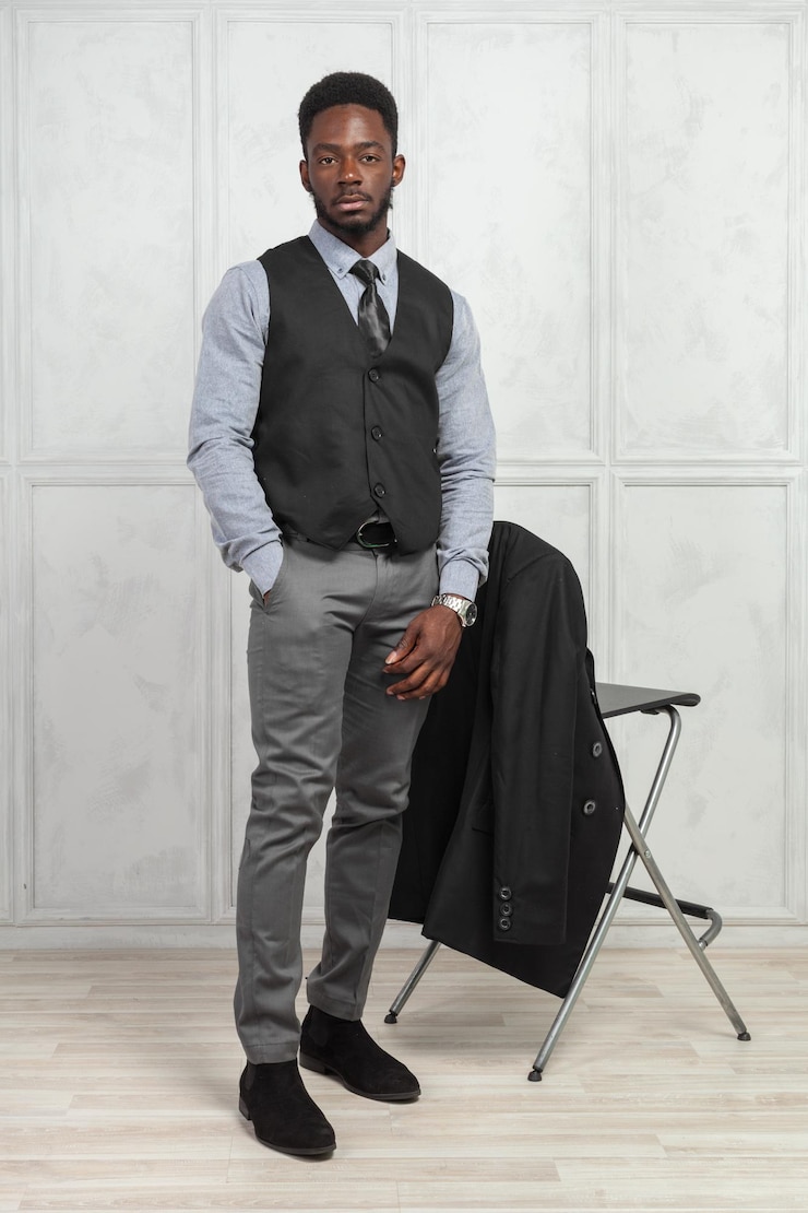 Aaron Pierre Turns Heads in Sleek Navy Leather on The Jennifer Hudson Show